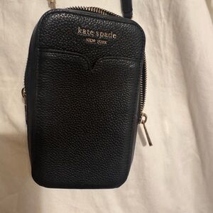 Kate Spade Black Textured Belt Bag
